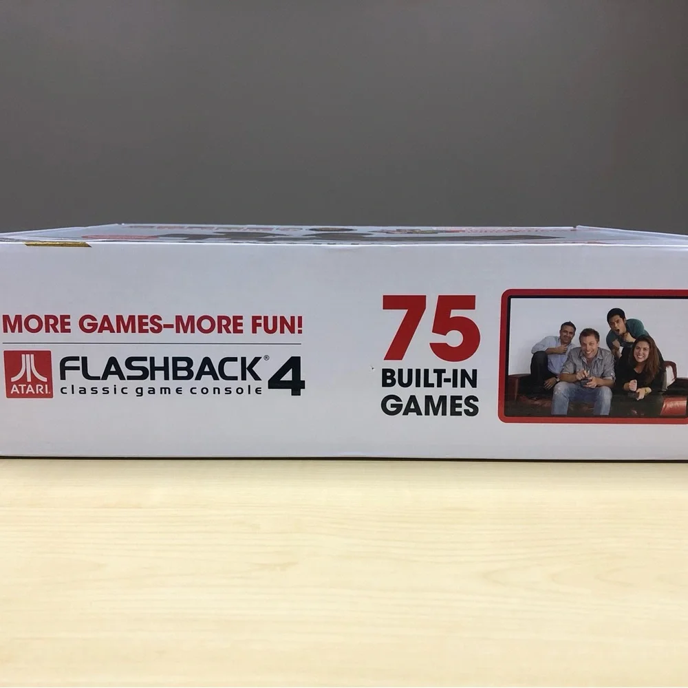 Atari Flashback 4 Classic Game Console 40th Anniversary Deluxe Edition 75 Games